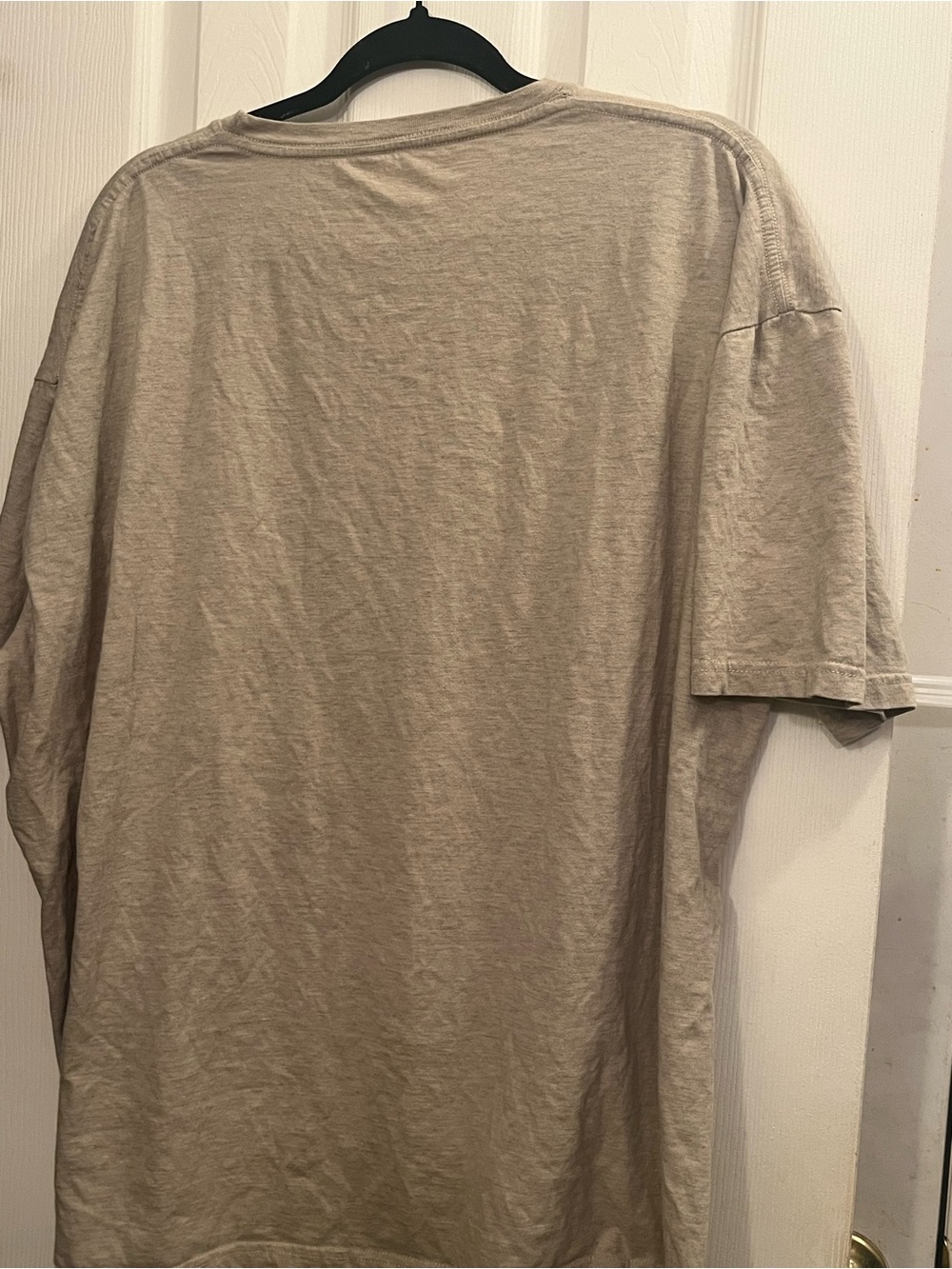 Women's 3XL Short Sleeve Graphic Tee - Beige - Picture 2 of 4